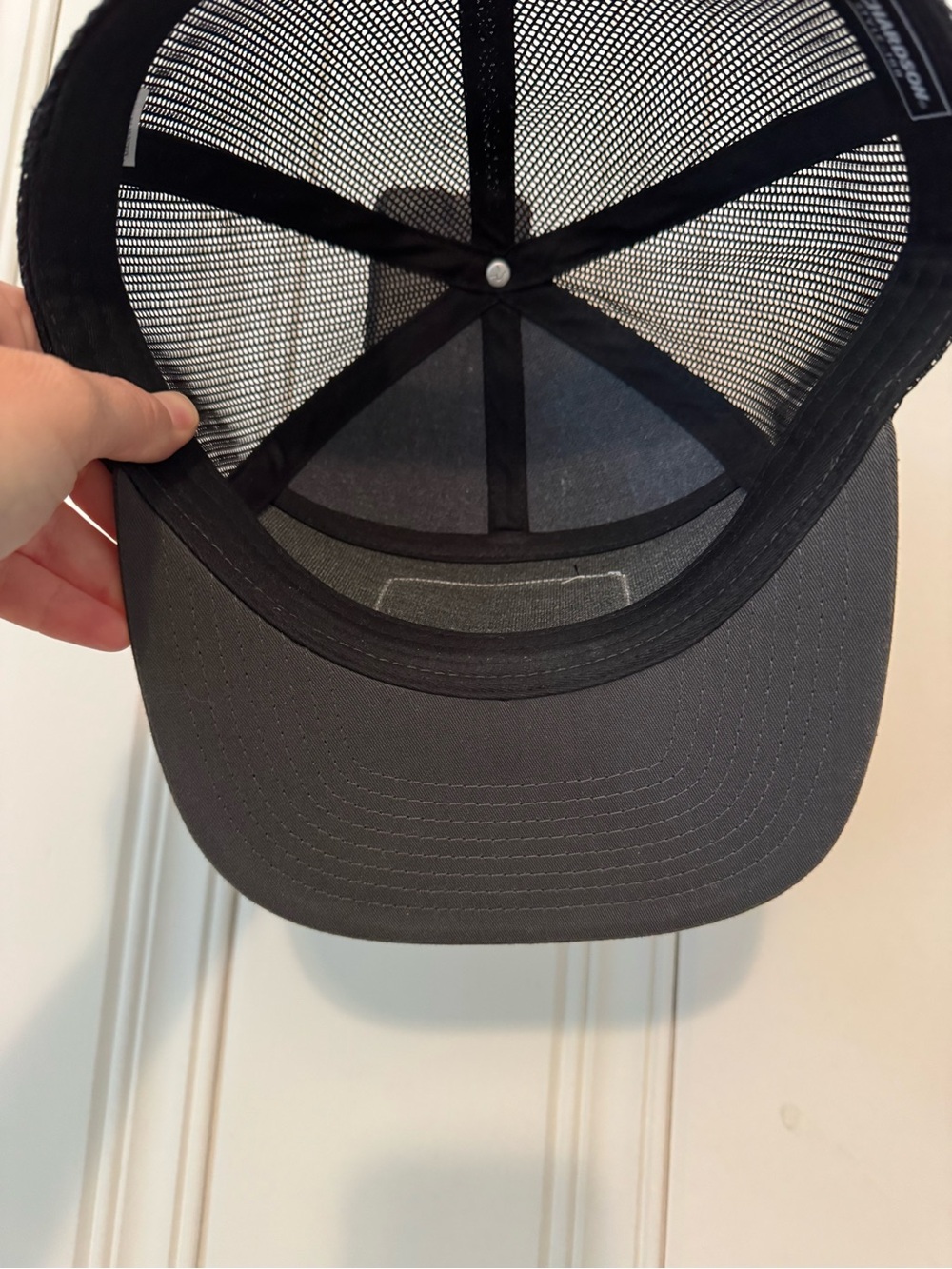 Diesel Brothers- Diesel Power Skull Patch Trucker Hat - Gray & Orange - Picture 7 of 7